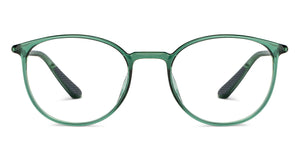 Green Round Full Rim Unisex Eyeglasses by Lenskart Air-151537
