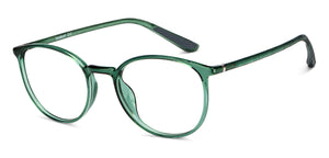 Green Round Full Rim Unisex Eyeglasses by Lenskart Air-151537