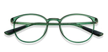 Load image into Gallery viewer, Green Round Full Rim Unisex Eyeglasses by Lenskart Air-151537