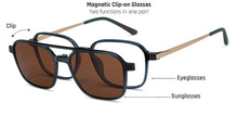 Load image into Gallery viewer, Green Square Full Rim Unisex Eyeglasses by Lenskart Air-206127