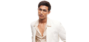 Green Rectangle Full Rim Unisex Eyeglasses by Lenskart Air-209755