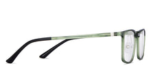 Load image into Gallery viewer, Green Rectangle Full Rim Unisex Eyeglasses by Lenskart Air-151736