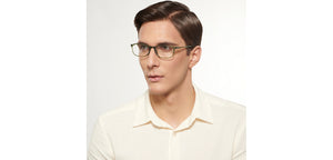 Green Rectangle Full Rim Unisex Eyeglasses by Lenskart Air-200546