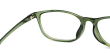 Load image into Gallery viewer, Green Rectangle Full Rim Unisex Eyeglasses by Lenskart Air-200546