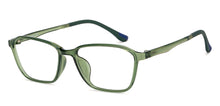 Load image into Gallery viewer, Green Rectangle Full Rim Unisex Eyeglasses by Lenskart Air-200537