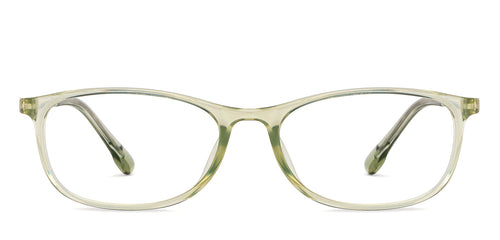 Green Rectangle Full Rim Unisex Eyeglasses by Lenskart Air-200547