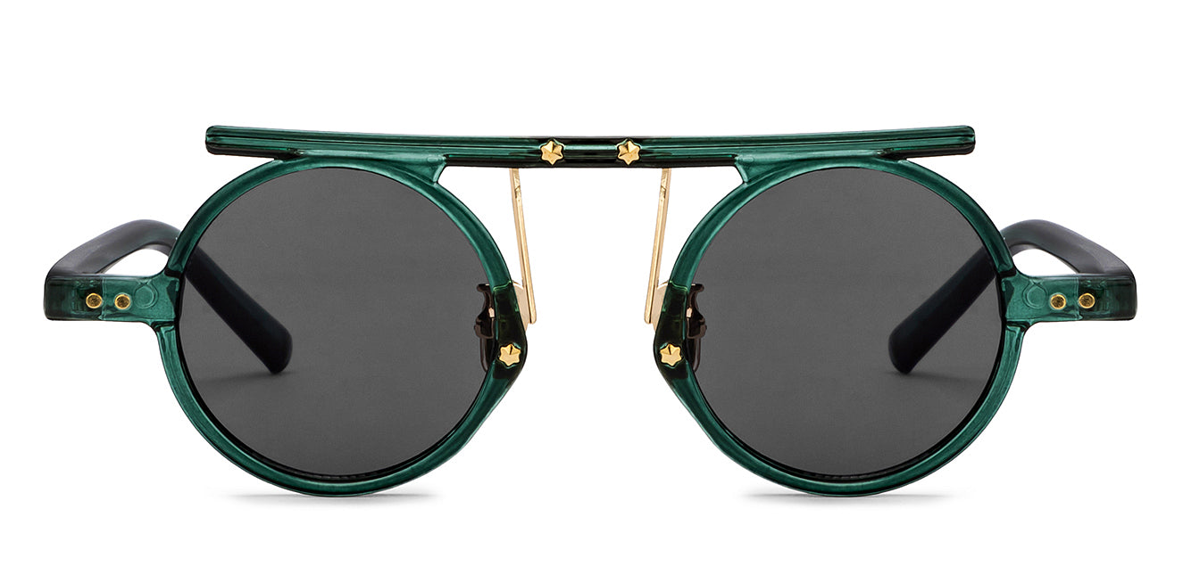 Bottega Veneta Zoomer Green SS2023 green sunglasses - Stylottica