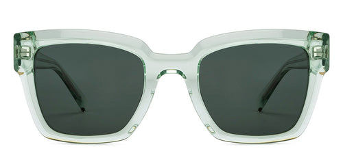 Green Wayfarer Full Rim Unisex Sunglasses by John Jacobs-201670