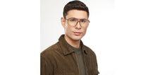 Load image into Gallery viewer, Green Aviator Full Rim Unisex Eyeglasses by Lenskart Air-201273