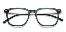 Load image into Gallery viewer, Green Rectangle Full Rim Unisex Eyeglasses by Vincent Chase-208245