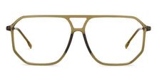 Load image into Gallery viewer, Green Aviator Full Rim Unisex Eyeglasses by Lenskart Air-201273