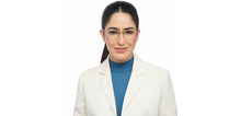 Load image into Gallery viewer, Green Transparent Cat Eye Full Rim Women Eyeglasses by Lenskart Air-201542