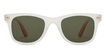 Load image into Gallery viewer, White Transparent Wayfarer Full Rim Unisex Sunglasses by Vincent Chase Polarized-209469