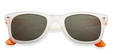 Load image into Gallery viewer, White Transparent Wayfarer Full Rim Unisex Sunglasses by Vincent Chase Polarized-209469