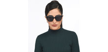 Load image into Gallery viewer, Black Wayfarer Full Rim Women Sunglasses by John Jacobs-209444