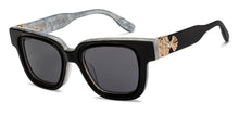 Load image into Gallery viewer, Black Wayfarer Full Rim Women Sunglasses by John Jacobs-209444