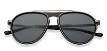 Load image into Gallery viewer, Black Aviator Full Rim Unisex Sunglasses by Lenskart STUDIO-205473