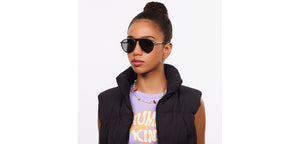 Black Aviator Full Rim Unisex Sunglasses by Lenskart STUDIO-205473
