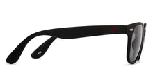 Load image into Gallery viewer, Black Rectangle Full Rim Kids Sunglasses by Hooper-212047
