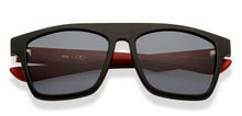 Load image into Gallery viewer, Black Rectangle Full Rim Kids Sunglasses by Hooper-212053