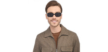 Load image into Gallery viewer, Black Rectangle Full Rim Women Sunglasses by John Jacobs-209439