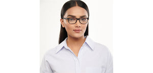 Black Rectangle Full Rim Unisex Eyeglasses by Lenskart Air-204169