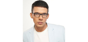 Black Rectangle Full Rim Unisex Eyeglasses by Lenskart Air-204169
