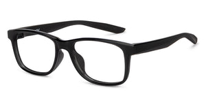 Black Rectangle Full Rim Unisex Eyeglasses by Lenskart Air-204169