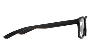 Black Rectangle Full Rim Unisex Eyeglasses by Lenskart Air-204169