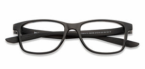 Black Rectangle Full Rim Unisex Eyeglasses by Lenskart Air-204169