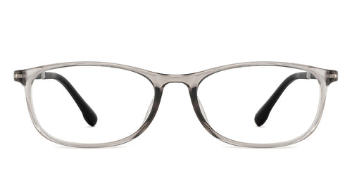 Grey Rectangle Full Rim Unisex Eyeglasses by Lenskart Air-200545