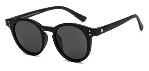 Black Round Full Rim Kids Sunglasses by Hooper-209794