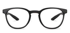 Black Round Full Rim Unisex Eyeglasses by Lenskart Air-204175