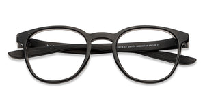 Black Round Full Rim Unisex Eyeglasses by Lenskart Air-204175