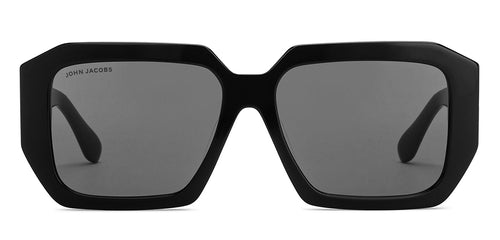 Black Square Full Rim Women Sunglasses by John Jacobs-212381