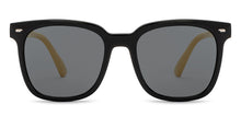 Load image into Gallery viewer, Black Wayfarer Full Rim Kids Sunglasses by Hooper-209786