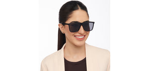 Black Wayfarer Full Rim Unisex Sunglasses by Vincent Chase Polarized-208071