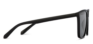 Black Wayfarer Full Rim Unisex Sunglasses by Vincent Chase Polarized-208071