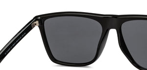 Black Wayfarer Full Rim Unisex Sunglasses by Vincent Chase Polarized-208071