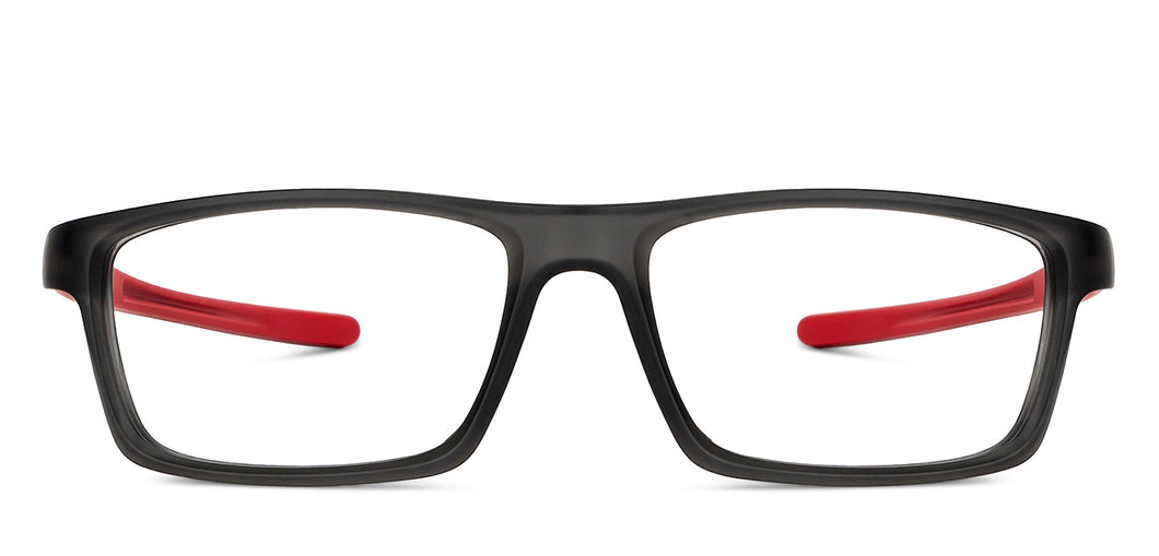 Grey Rectangle Full Rim Unisex Eyeglasses by Lenskart Air-201048