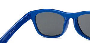 Blue Wayfarer Full Rim Kids Sunglasses by Hooper-209783