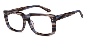 Tortoise Square Full Rim Unisex Eyeglasses by John Jacobs-152959