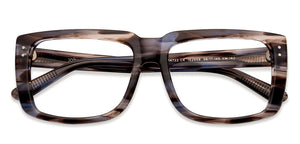 Tortoise Square Full Rim Unisex Eyeglasses by John Jacobs-152959