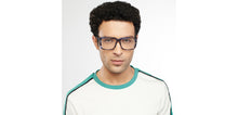 Load image into Gallery viewer, Tortoise Square Full Rim Unisex Eyeglasses by John Jacobs-152962