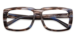 Tortoise Square Full Rim Unisex Eyeglasses by John Jacobs-152962