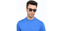 Load image into Gallery viewer, Grey Rectangle Full Rim Unisex Sunglasses by John Jacobs-208312