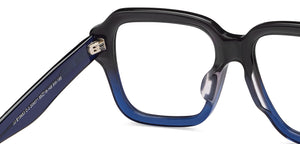 Grey Square Full Rim Unisex Eyeglasses by John Jacobs-209071