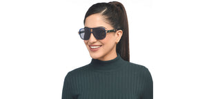Blue Square Full Rim Women Sunglasses by John Jacobs-209434