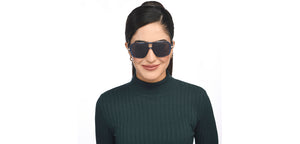 Blue Square Full Rim Women Sunglasses by John Jacobs-209434