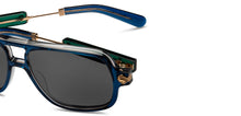 Load image into Gallery viewer, Blue Square Full Rim Women Sunglasses by John Jacobs-209434